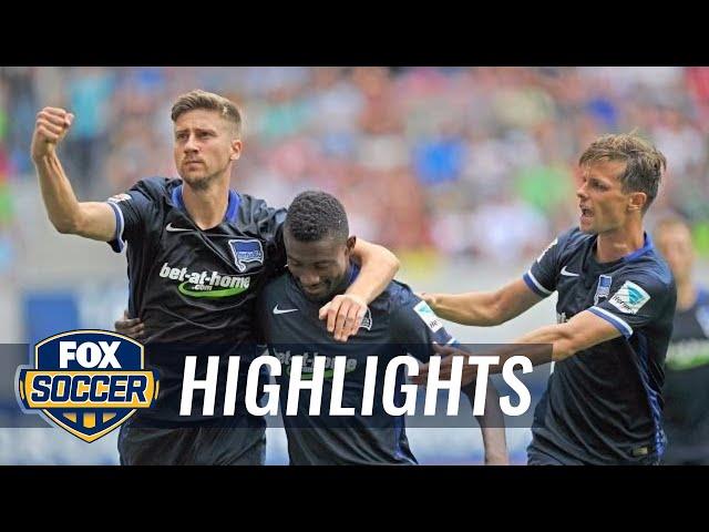 Kalou buries penalty for Hertha Berlin against FC Augsburg 2015–16 Bundesliga Highlights