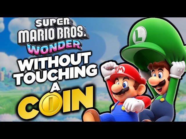 Can I beat Super Mario Wonder WITHOUT TOUCHING A COIN!