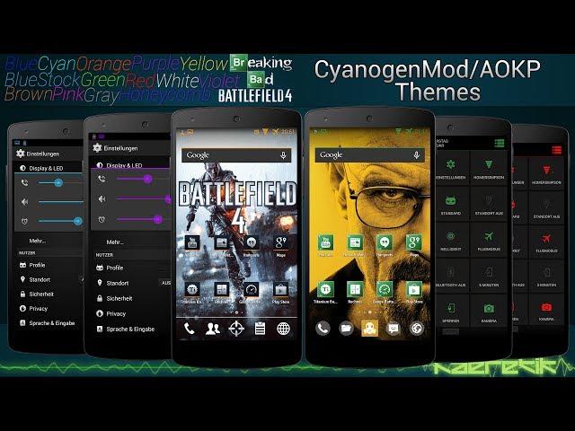 CyanogenMod11 & AOKP Theme - Breaking Bad