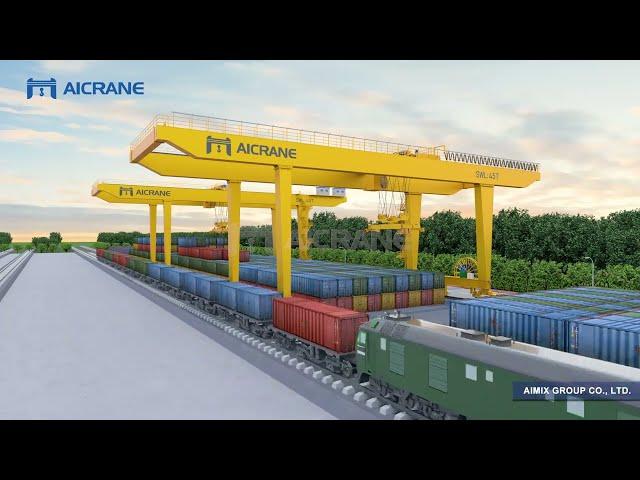 How Does A RMG Container Crane Work? - Aicrane