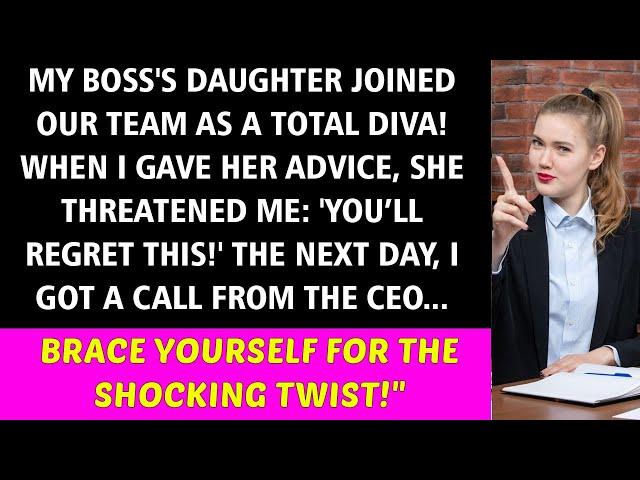 The Day I Stood Up to My Boss's Diva Daughter—Her Threats Took Me by Surprise But What Happened Next