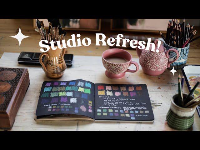 2023 Art Studio Tour | Reorganising (again) to finally find some flow 