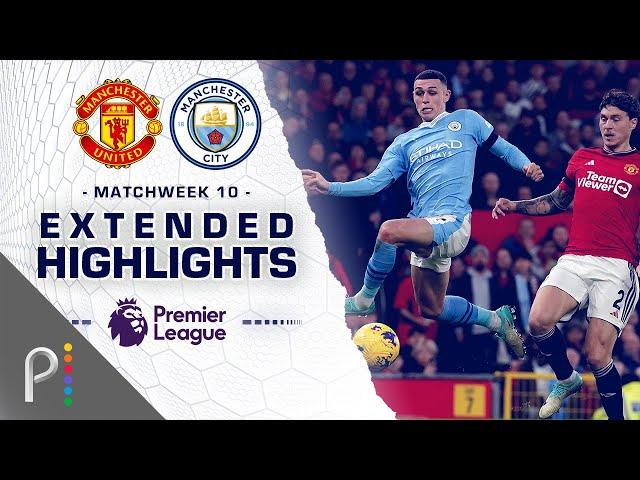 Manchester United v. Manchester City | PREMIER LEAGUE HIGHLIGHTS | 10/29/2023 | NBC Sports