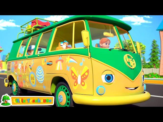 Wheels on the Bus Go Round and Round - Sing Along Rhymes & More Baby Songs