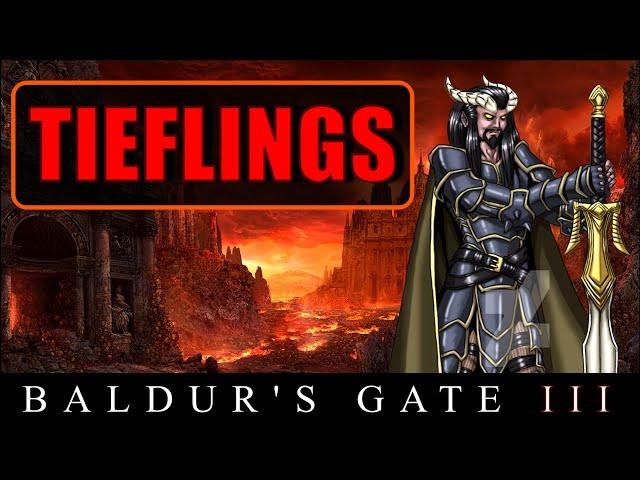 The Tiefling Race | Baldur's Gate 3 Lore (D&D)