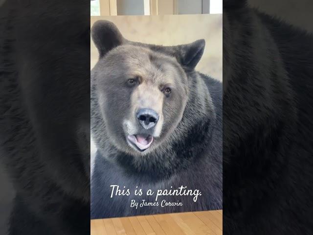 Have you seen his work? wildlife artist James Corwin from Montana #bears #artist #animals #amazing
