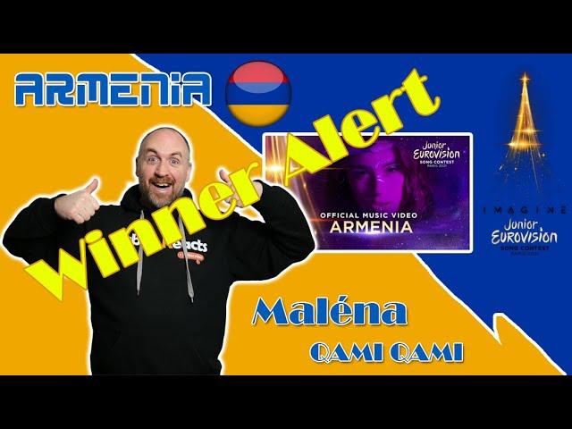 Ruben Reacts to Maléna - Qami Qami - Junior Eurovison 2021 Paris -  Armenia