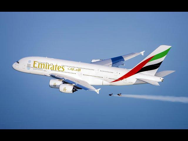 Emirates A380 and Jetman Dubai Formation Flight | Emirates Airline