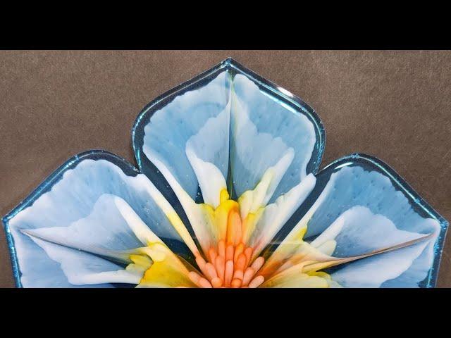 Wow! Resin 3D Bloom with individual petals 20cm tray mold.