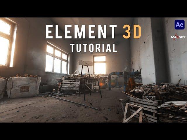 Element 3D tutorial #videocopilot #element3d #aftereffects