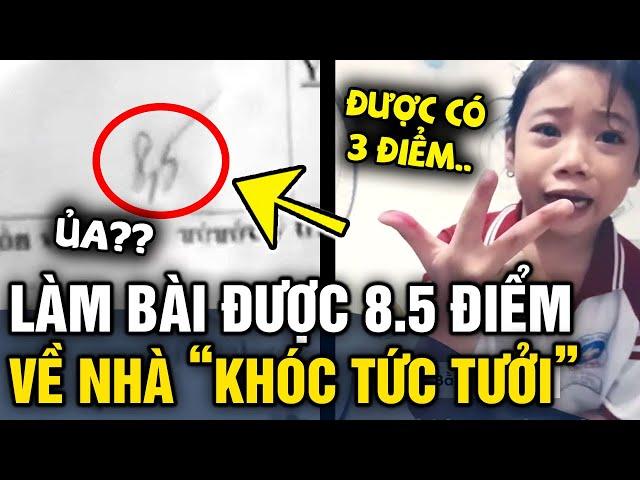 Đi học về bé gái 'KHÓC TỨC TƯỞI' vì bài kiểm tra, mẹ hỏi ra thì BẬT NGỬA khi biết lý do | Tin 3 Phút