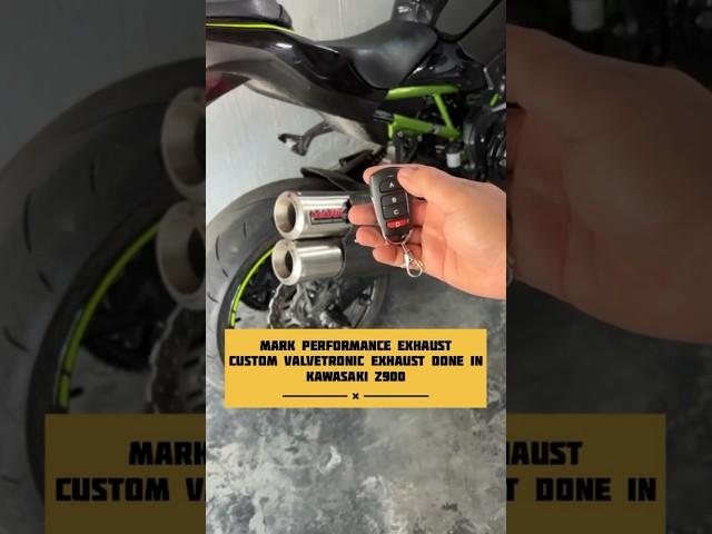 Valvetronic exhaust for Bike’s done by Mark Performance Exhaust #valvetronicexhaust #kawasakiz900