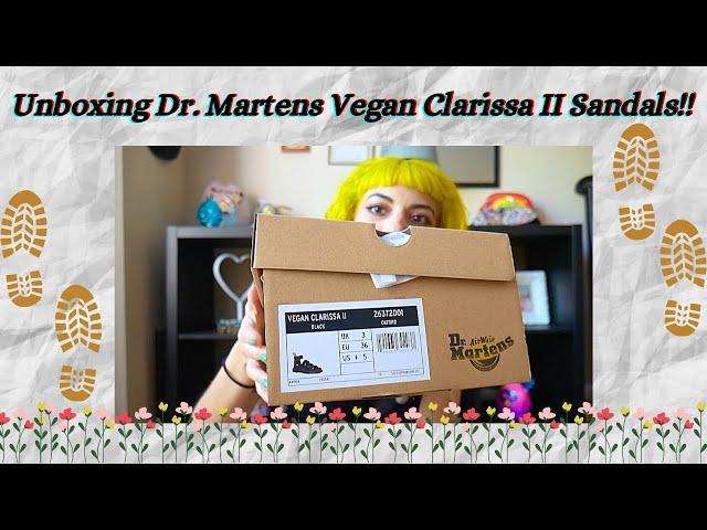 Unboxing Dr. Martens Vegan Clarissa II Sandals!!