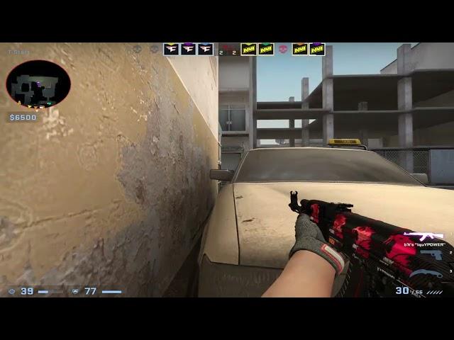 CSGO POV NAVI s1mple (30/17) vs FaZe (dust2) @ IEM Katowice 2022