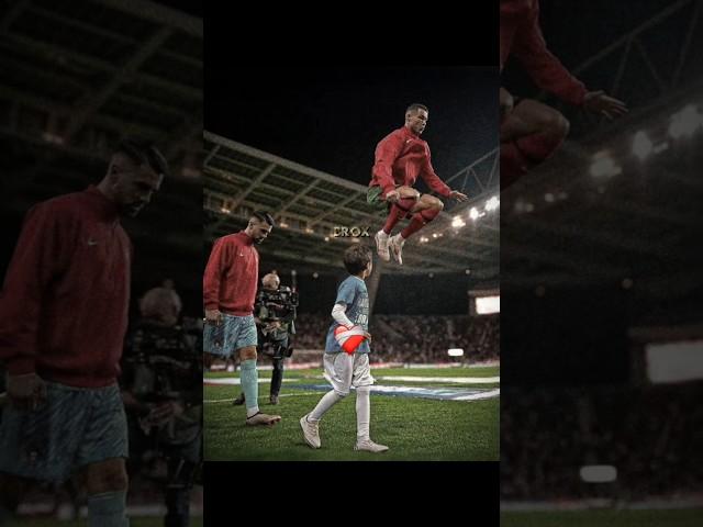 Cristiano Ronaldo's jump  #shorts #viral #funny #trending