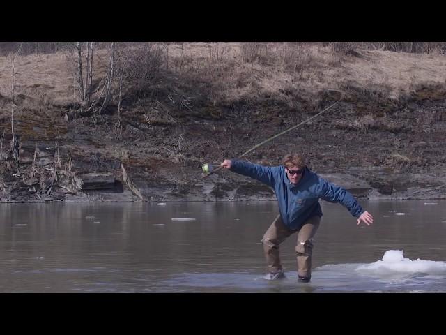 Fly Fishing Steelhead From Ice Bergs | Captain Quinn