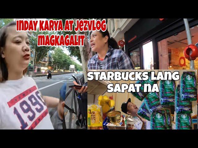 INDAY KARYA AT KAKALKAL MAY ALITAN | may pa starbucks ang  dumpster diving spain  | jezvlog