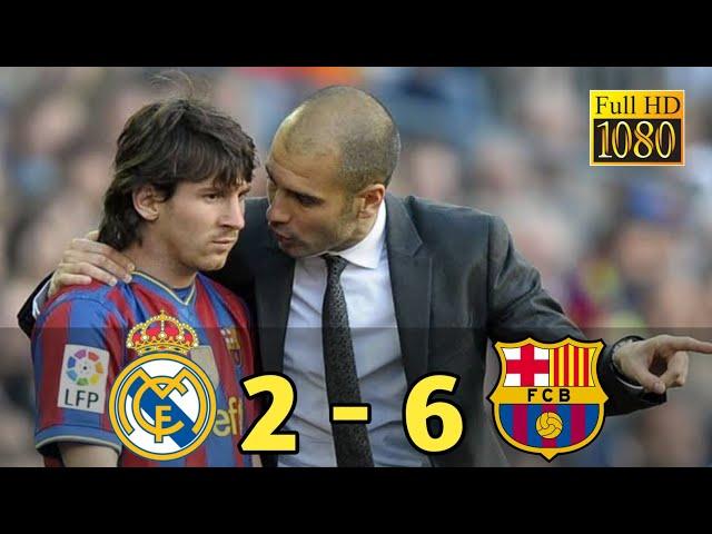 Real Madrid vs Barcelona 2-6 II Highlights & Goals II La Liga 2009 II Big Match ELCLASICO