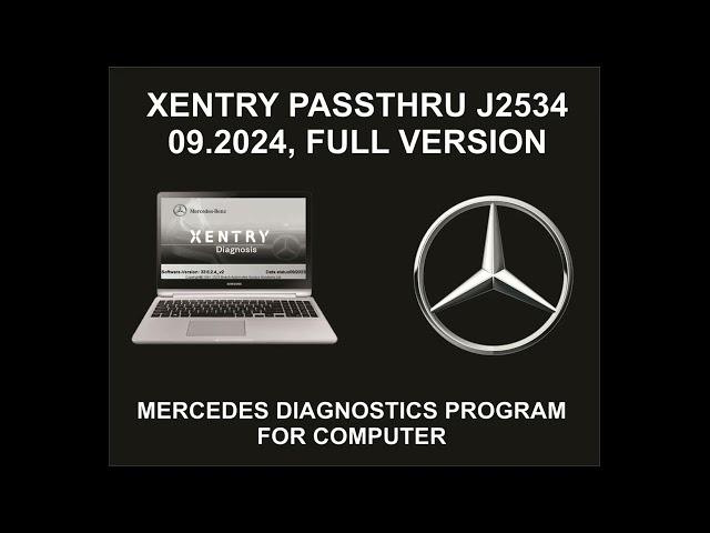 Mercedes Diagnostics Program, Xentry Passthru J2534, Full Version