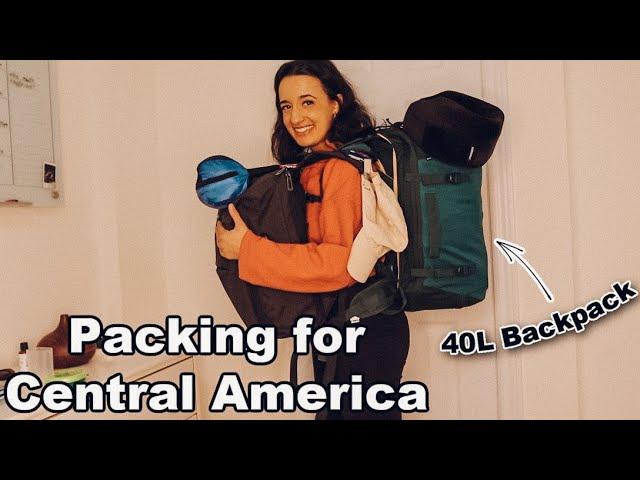 pack with me for 2 Months in Central America *everything I'm bringing*