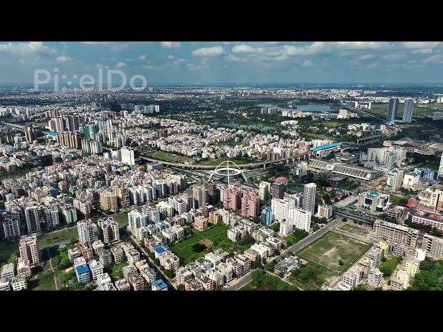 Newtown Kolkata 4K Drone Stock Footage