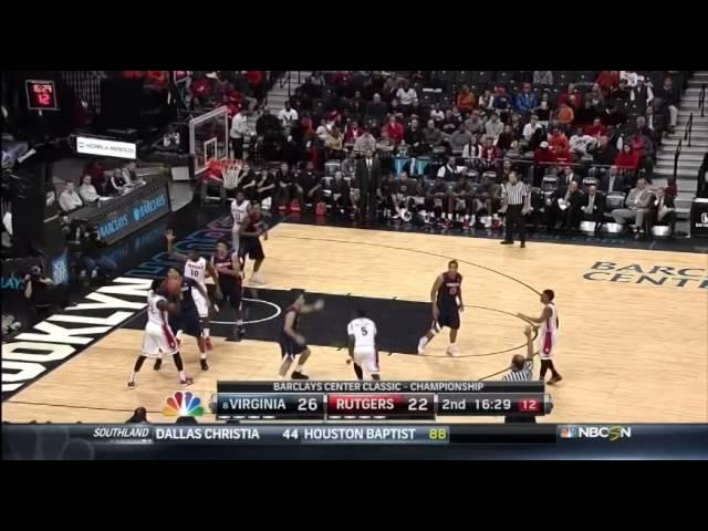 Tony Bennett (Virginia) Pack Line Defense vs  Rutgers