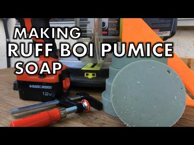 Making Ruff Boi Pumice Cold Process Soap ll Cat and Raven Designs ll artisan soap making