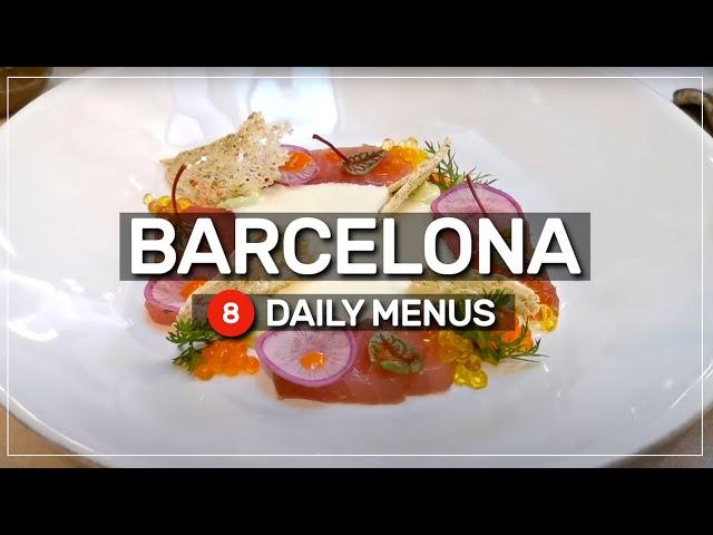  8 daily menus in BARCELONA #060