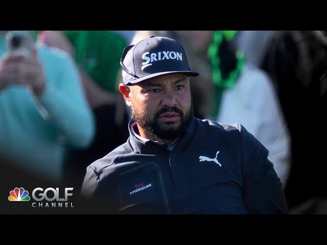 J.J. Spaun splashes 17 tee shot in The Players Championship playoff vs. Rory McIlroy | Golf Channel