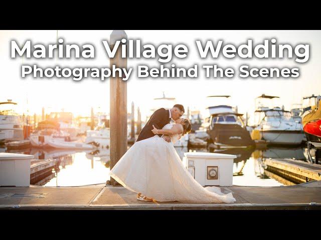 Marina Village Wedding | Wedding Photography Behind The Scenes | San Diego Wedding Venue