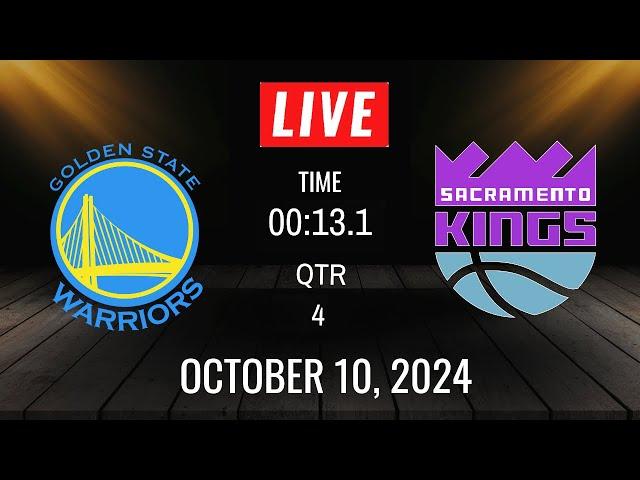 LIVE TODAY! GSW Warriors vs Sacramento Kings NBA PRE SEASON October 10, 2024 2K25 Full Gameplay