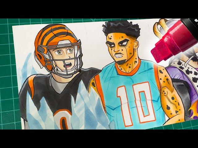 NFL Nicknames Drawn In WILD Art Styles! 