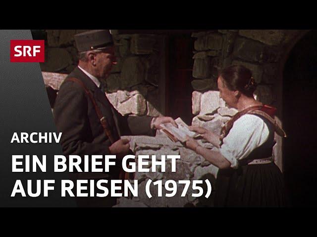 Ein Brief geht auf Reisen (1975) | Post und Briefmarken | SRF Archiv