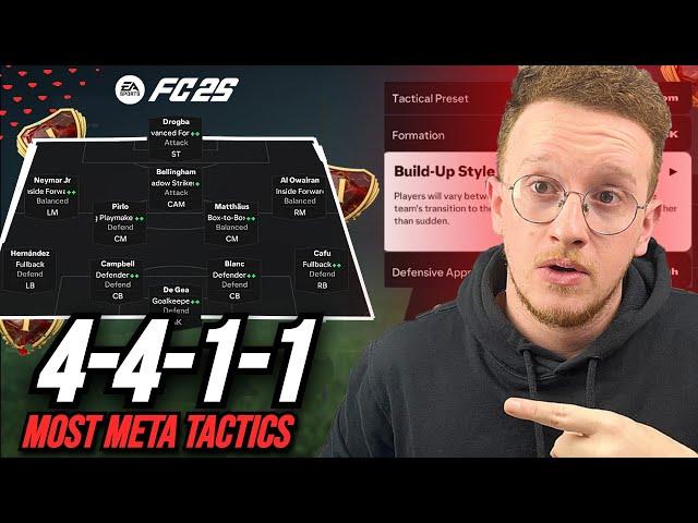 This Formation Is INSANE! Best 4411 Custom Tactics EA FC 25!