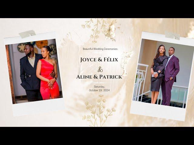 Wedding Ceremonies: Joyce & Félix + Aline & Patrick – A Day of Love and Celebration