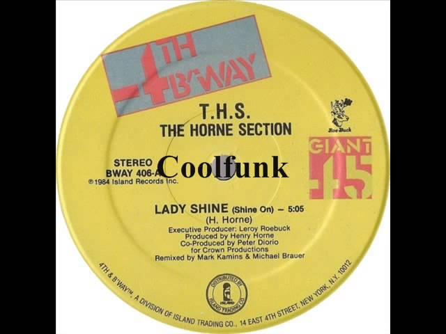 The Horne Section - Lady Shine (Shine On) " 12" Disco-Funk 1984 "