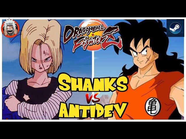 DBFZ Antidev vs Shanks (TGohan, Trunks, A17) vs (A21, Yamcha, A16) 1.38