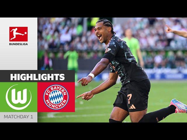 Matchwinner Gnabry Made it Beautifully! | VfL Wolfsburg - FC Bayern München 2-3 | Highlights | MD 1