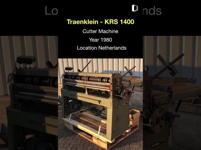 Used Slitter/cutter/creaser Machine for SALE | Traenklein - KRS 1400
