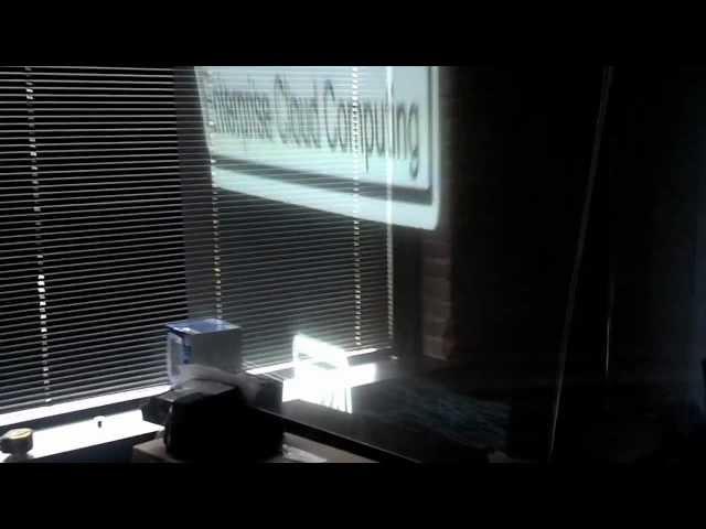 Holographic Screen Dataviz Test (Veeery early alpha test..)