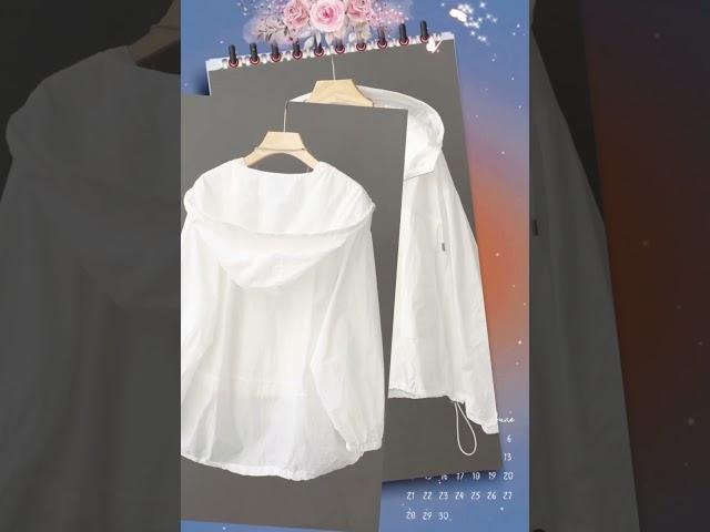 루즈핏 여성 바람막이 후드집업