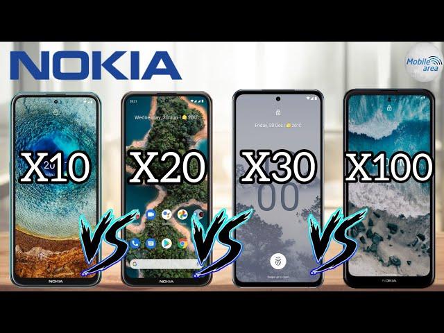 Nokia X10 VS Nokia X20 VS Nokia X30  VS Nokia X100 Full Comparison