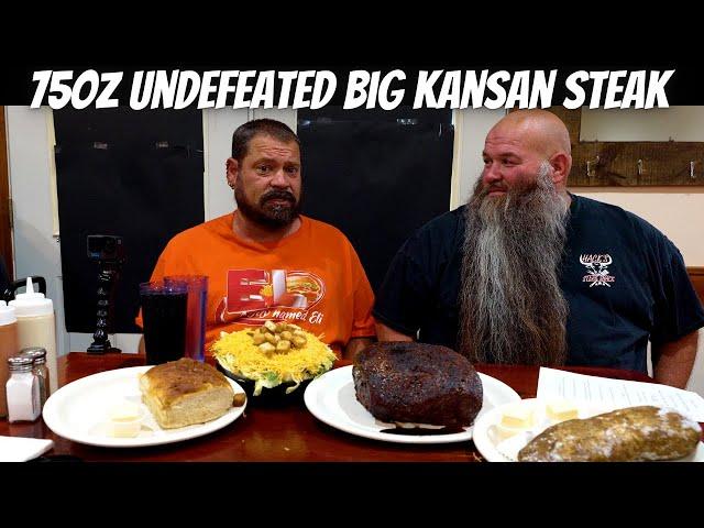 75oz Undefeated Big Kansas Steak Challenge at Hack's Meat Shack