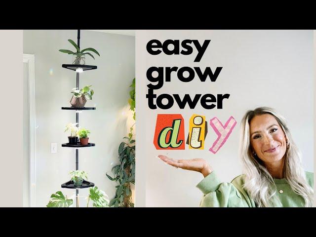 The EASIEST grow tower DIY!