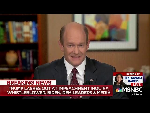 Sen. Coons joins Hardball October 2, 2019