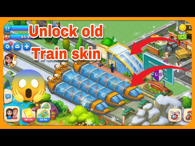 TOWNSHIP  TRAIN SKIN UNLOCK OLD TRAIN AND STATION SKIN GAME GUARDIAN