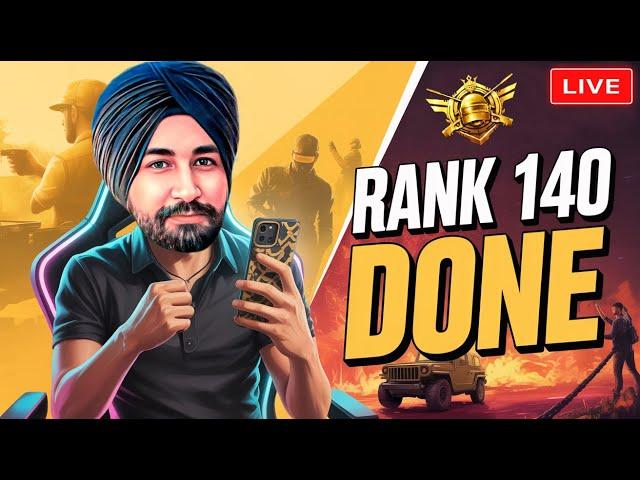 RANK 144 INDIA : BGMI LIVE | GTXPREET PUBG LIVE