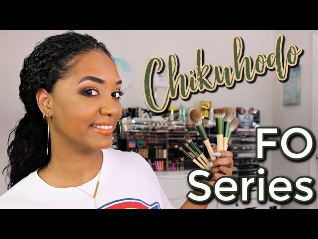 Chikuhodo FO Series SILVER FOX Makeup Brushes | FUDE | DEMO and REVIEW!