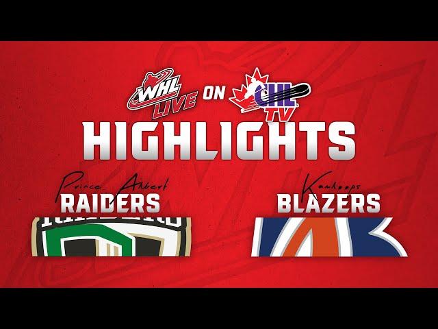 Prince Albert Raiders at Kamloops Blazers 10/15 | WHL Highlights 2024-25