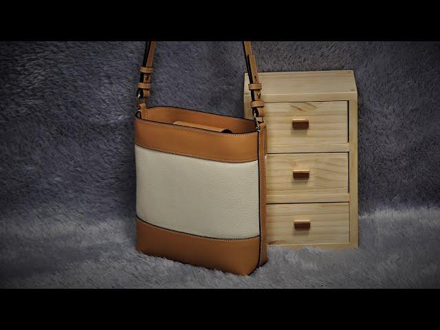 Making a Leather Bucket Bag